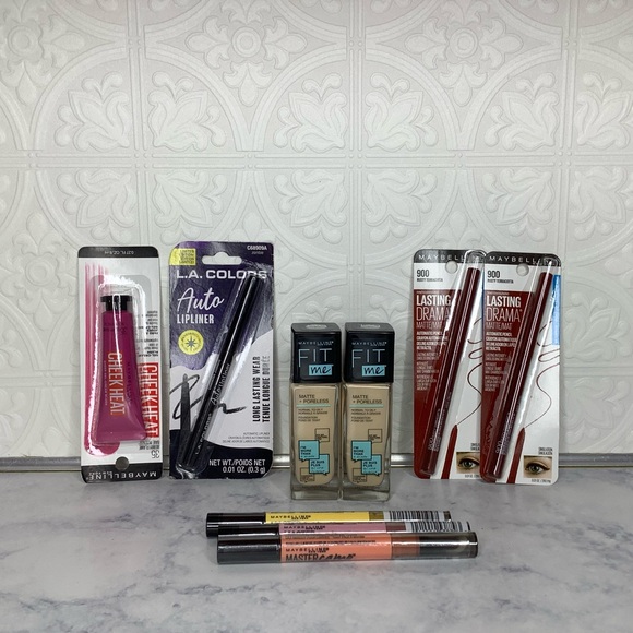 Maybelline Other - < NEW Maybelline & L.A. Colors Makeup Bundle >